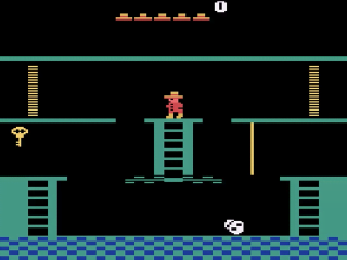 Montezuma's Revenge Featuring Panama Joe title screen for Atari 2600